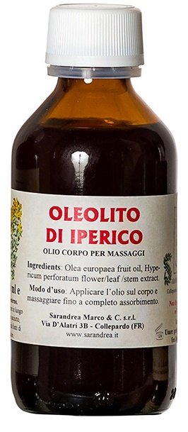 Oleolito Di Iperico Olio Corpo Per Massaggi 100ml