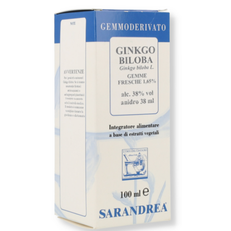 Sarandrea Ginkgo Biloba Macerato Glicerico Integratore Per Microcircolo E Funzioni Cognitive 100ml — confronto prezzi