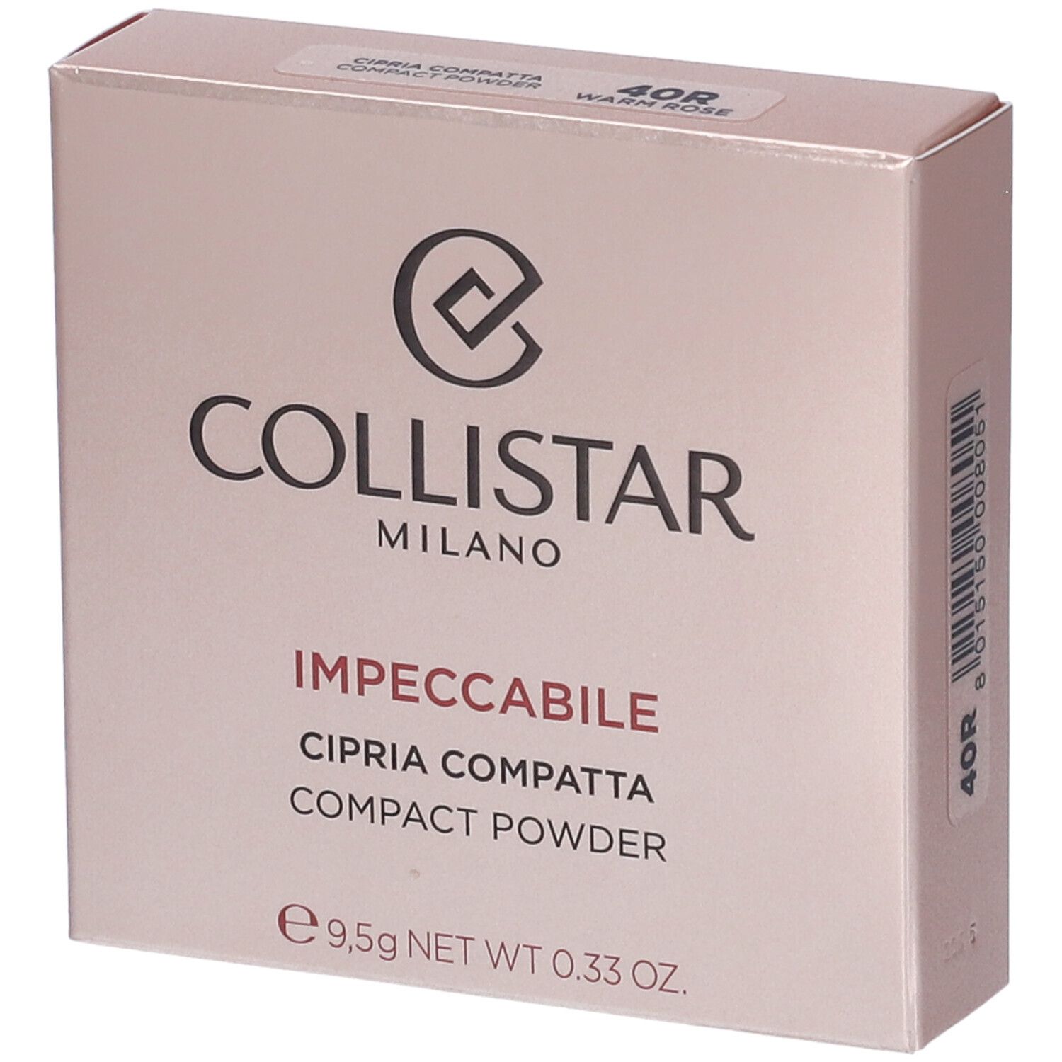 Collistar Cipria Compatta Impeccabile Tonalitá 40R Warm Rose 1 pz Make up — confronto prezzi