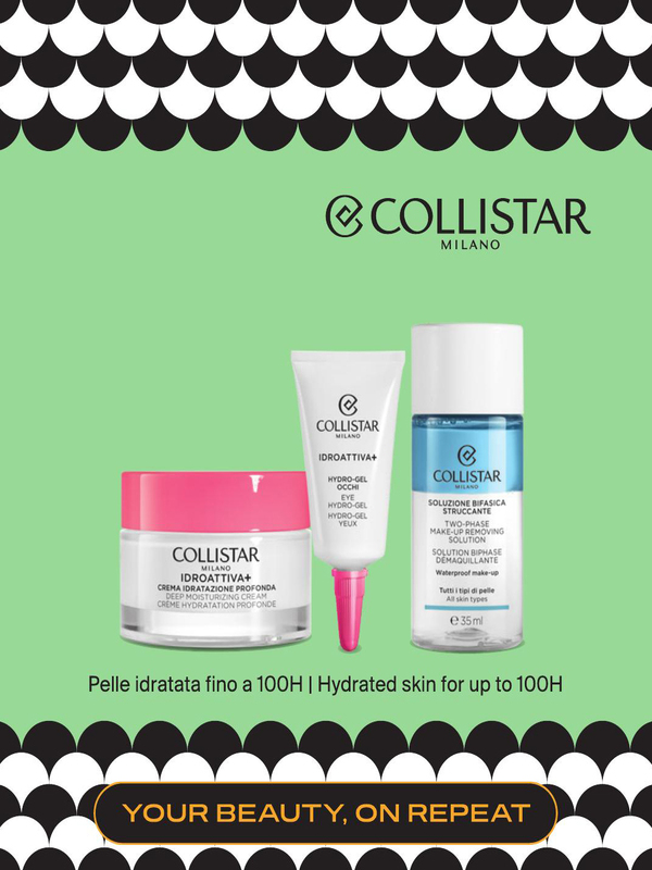 Collistar Cofanetto Idroattiva+ Crema Idratazione Profonda 30ml + Soluzione Bifasica Struccante 35Ml Hydro-Gel Occhi Fresca 5ml 1 pz Set