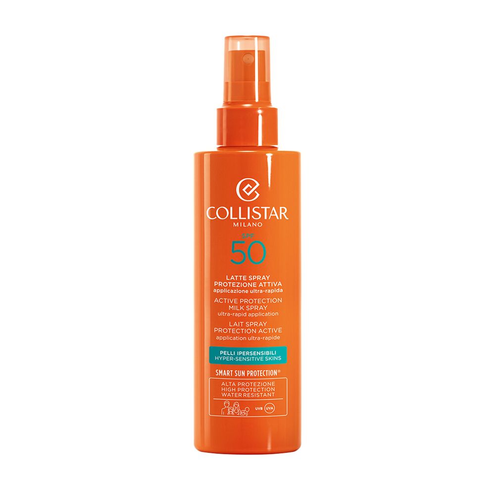Collistar Spf 50 Latte Solare Per Pelli Ipersensibili Protezione Attiva Spray 200ml