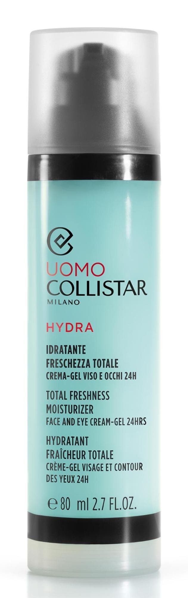 Collistar Uomo Hydra Crema-gel Viso E Occhi Idratante Freschezza Totale 24 Ore 80ml