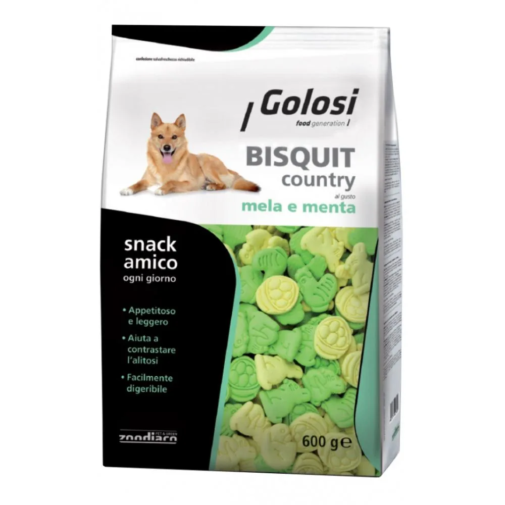 PROLIFE CANE SNACK GOLOSI BISQUIT COUNTRY MELA MENTA 600GR — confronto prezzi