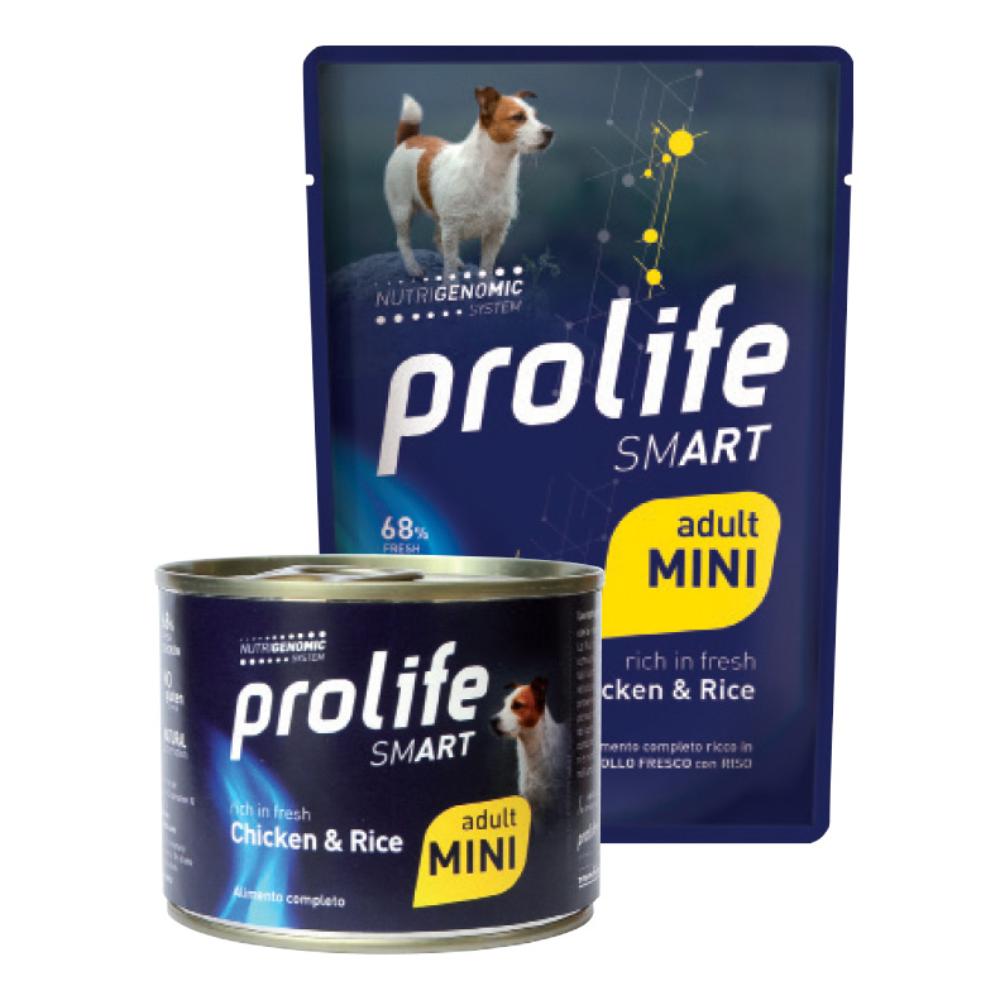 PROLIFE CANE SMART MINI ADULT POLLO RISO 100GR (bustina) — confronto prezzi