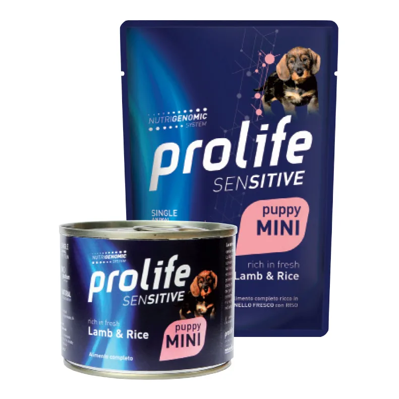 Prolife Cane Sensitive Puppy Mini Agnello & Riso Busta 100 Gr — confronto prezzi