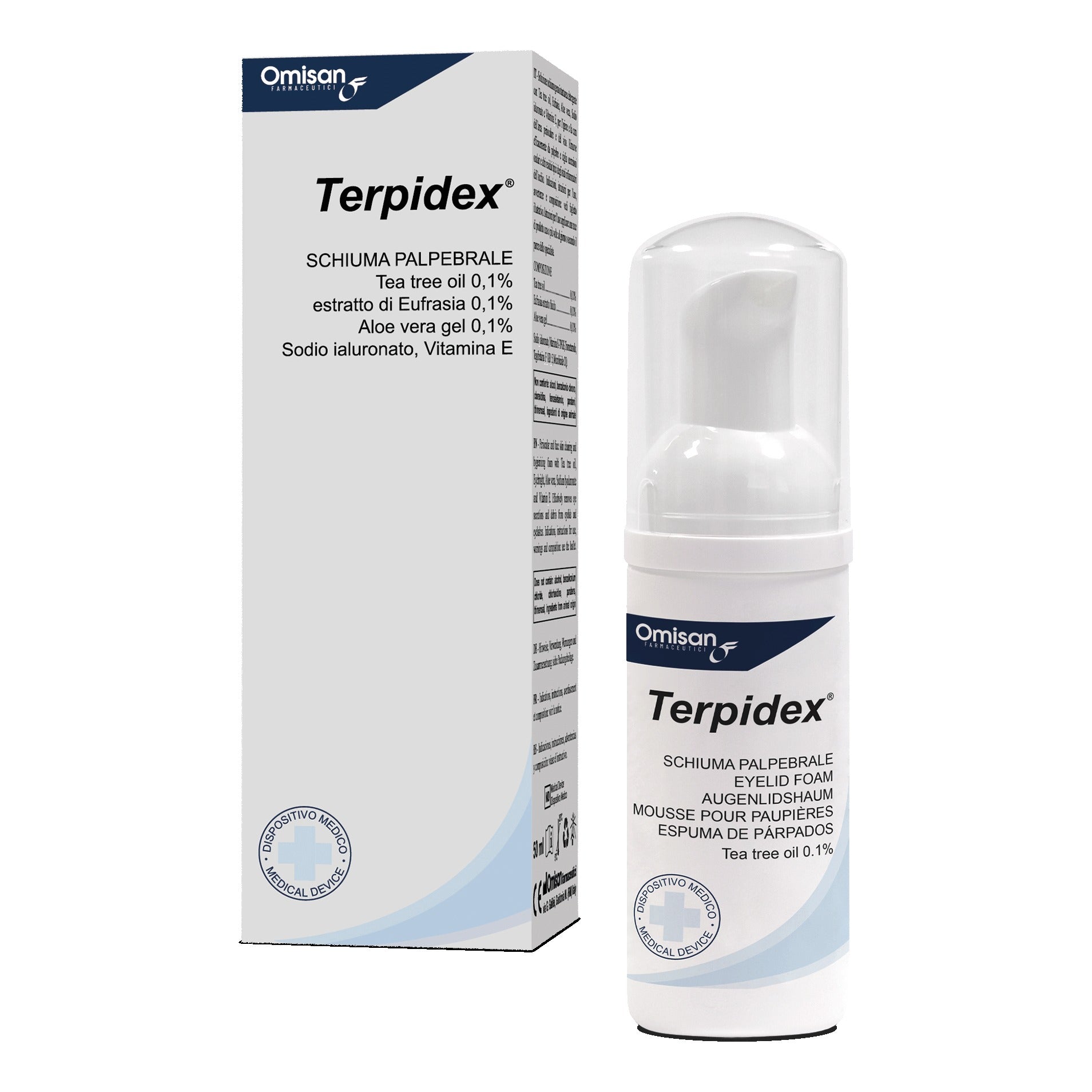 Terpidex schiuma palpebrale 50 ml