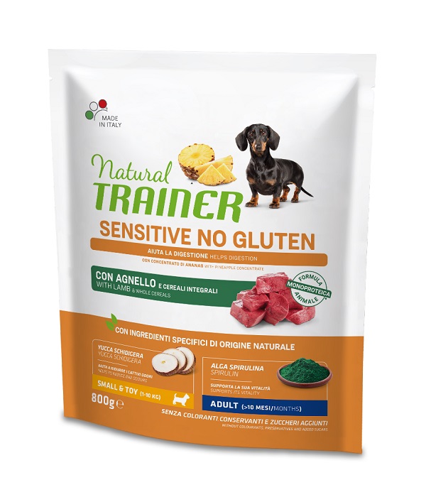Trainer Cane Natural Sensitive Adulto Mini Agnello 800 Gr