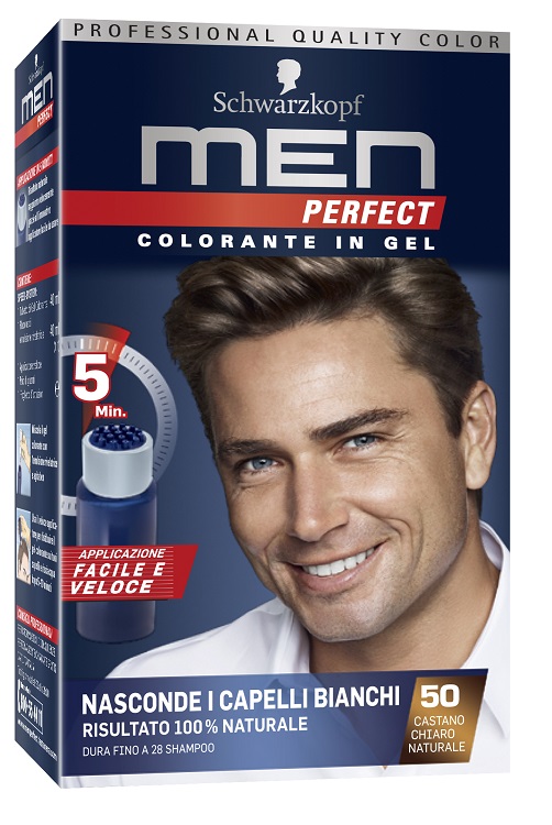Men Perfect Colorante In Gel 50 Castano Chiaro Naturale — confronto prezzi