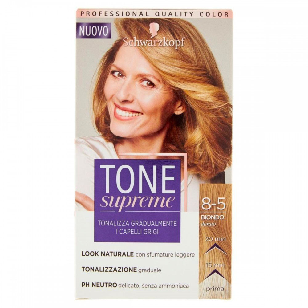Schwarzkopf Tone Supreme 8-5 Biondo Dorato — confronto prezzi