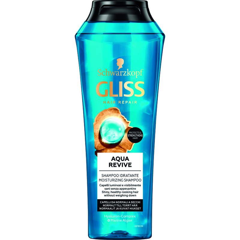 Testanera - Gliss - Air Repair Aqua Revive - Shampoo idratante 250 Ml