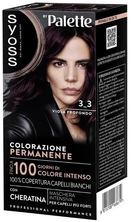Syoss By Palette 5_29 Rosso Intenso Colorazione Permanente Con Cheratina