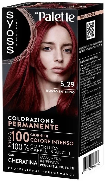 Syoss By Palette 5_29 Rosso Intenso Colorazione Permanente Con Cheratina — confronto prezzi