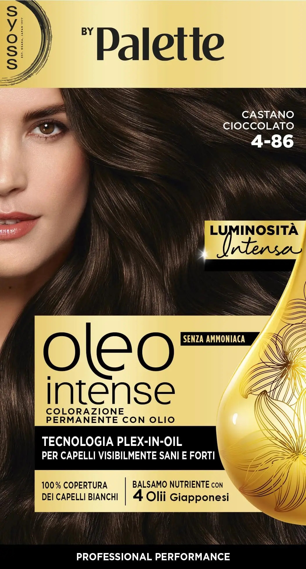 Syoss By Palette Oleo Intense 4-86 Castano Cioccolato Colorazione Permanente Con Olio