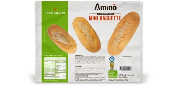Amino mini baguette 3 pezzi da 50 g
