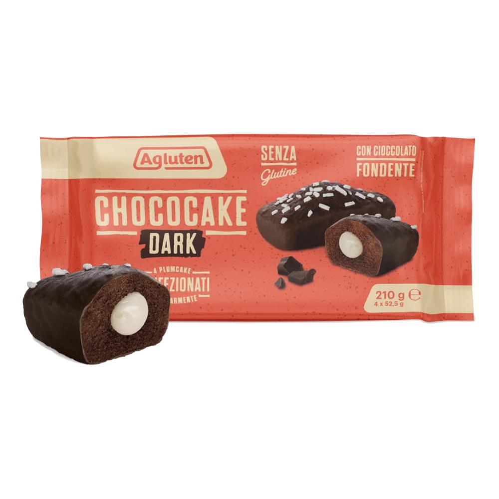 Agluten Chococake Dark Senza Glutine 4 X 52,5 Grammi