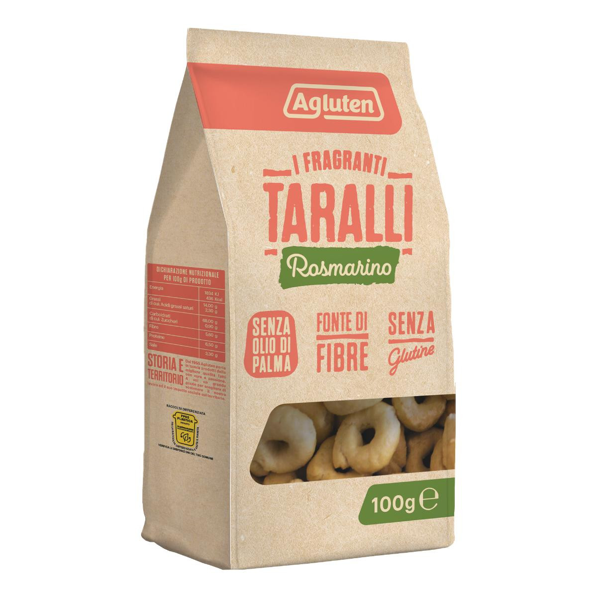 Agluten taralli rosmarino 100 g