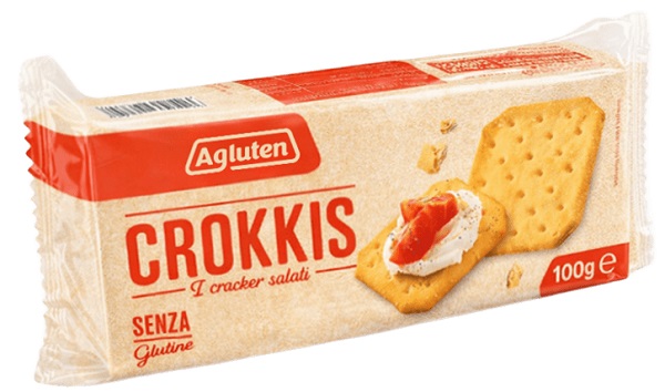 Agluten Crokkis Cracker Salati Senza Glutine 100 g