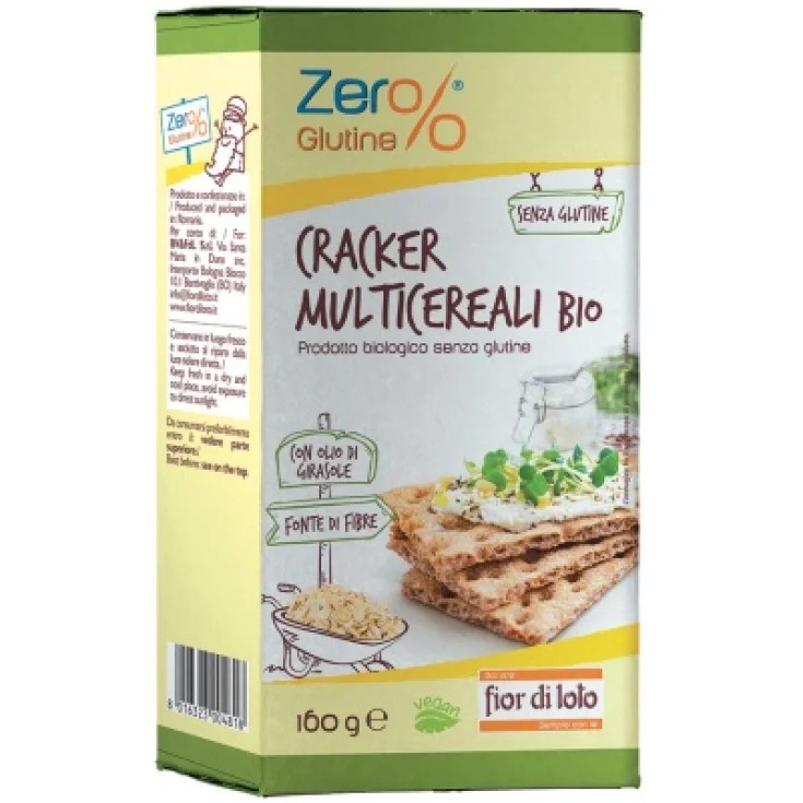 Zer%glutine crackers multicereali 160 g