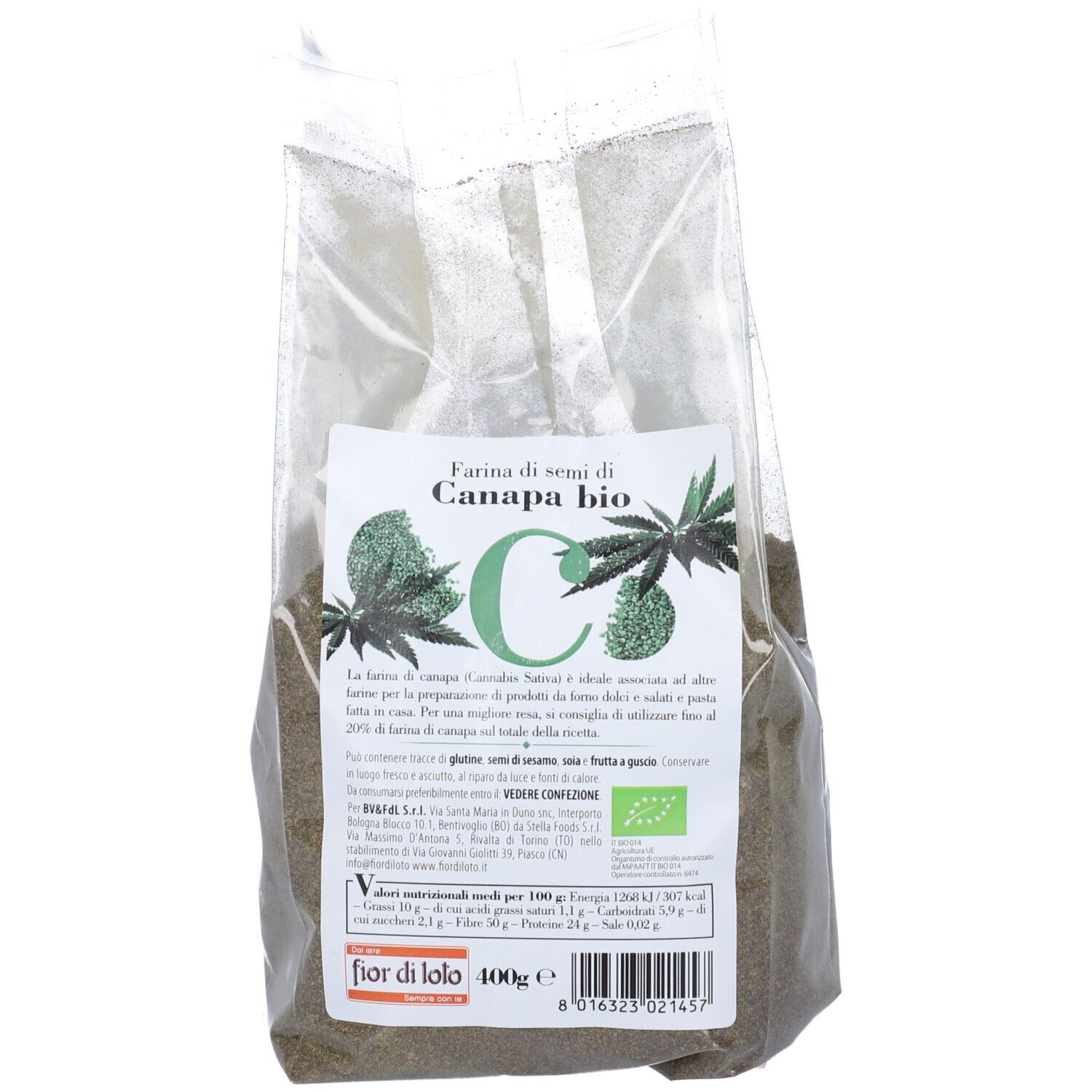 FARINA CANAPA BIO 400G — confronto prezzi