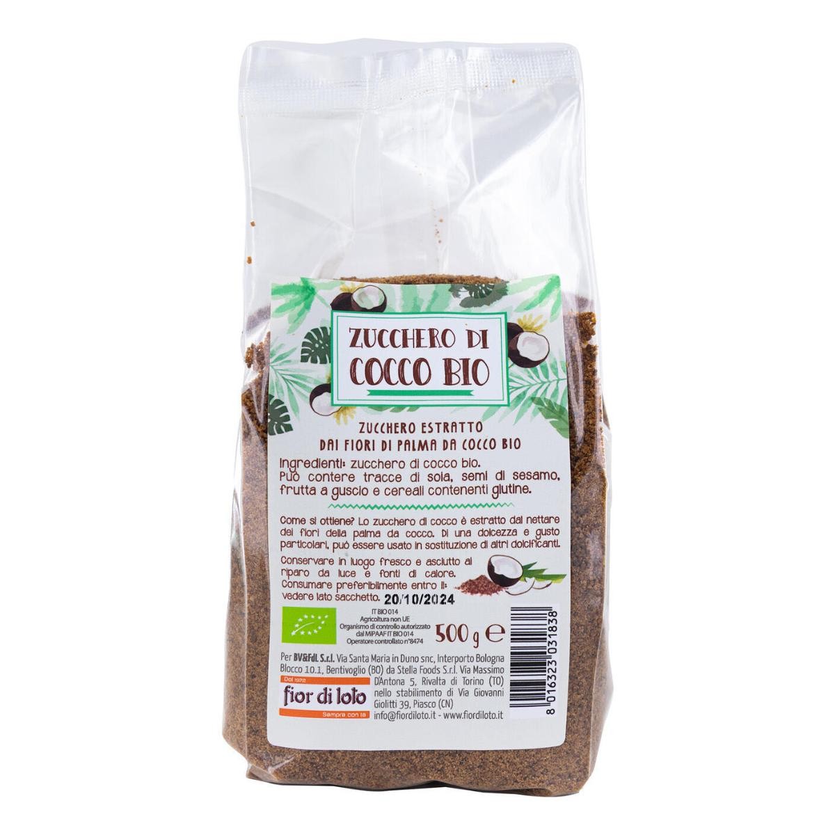 Fior di loto zucchero di cocco bio 500 g