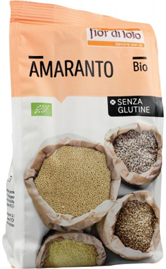 Fior di Loto Amaranto Bio - Pseudocereale senza glutine per zuppe e sformati, 400 g