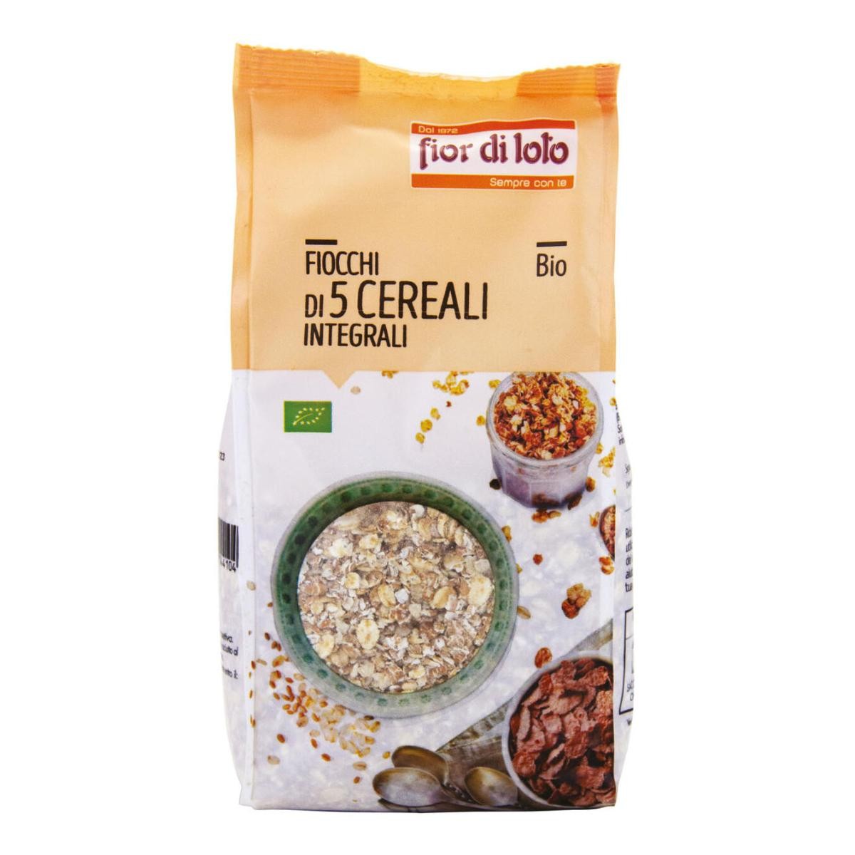 Fior Di Loto Fiocchi Ai 5 Cereali Integrali Biologici 500 g — confronto prezzi