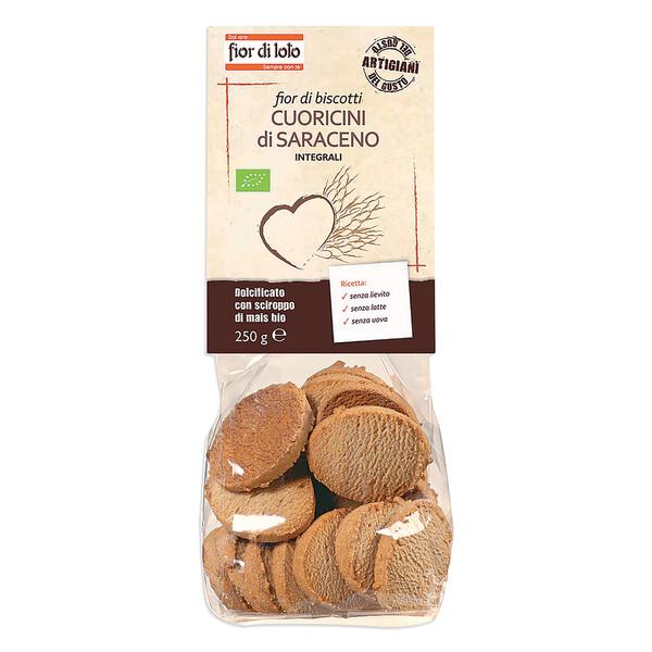 Fior Di Loto Fior Di Biscotti Cuoricini Di Saraceno Biologici Integrali 250 g