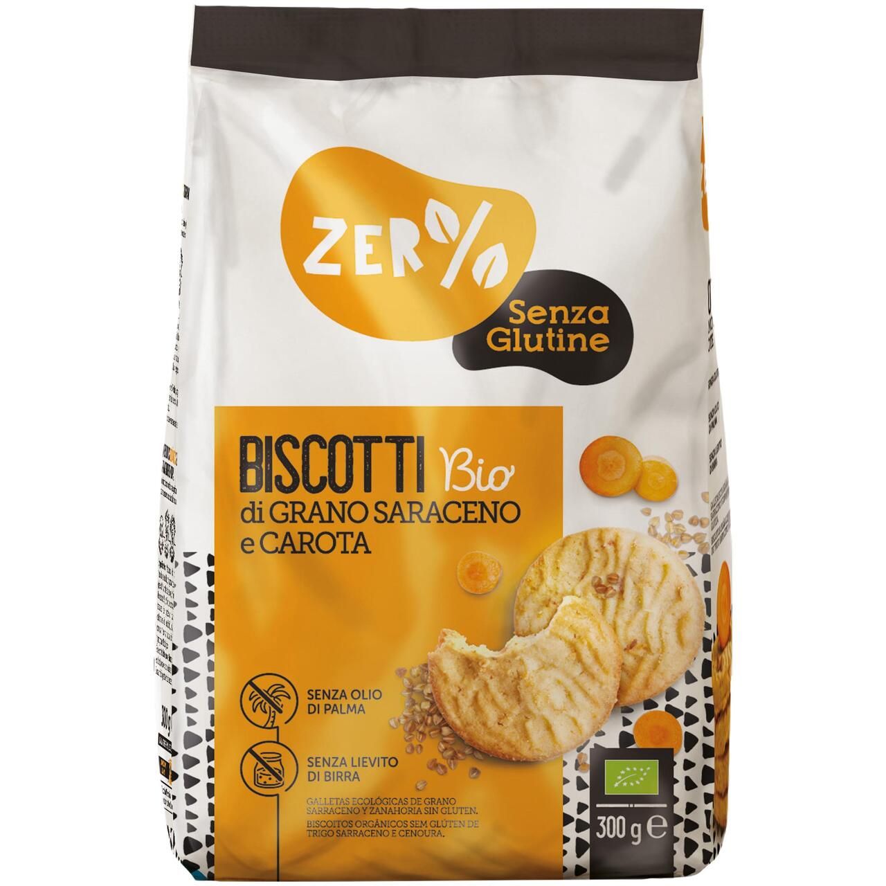 Biscotti di grano saraceno e carota - BiotoBio 300 g — confronto prezzi
