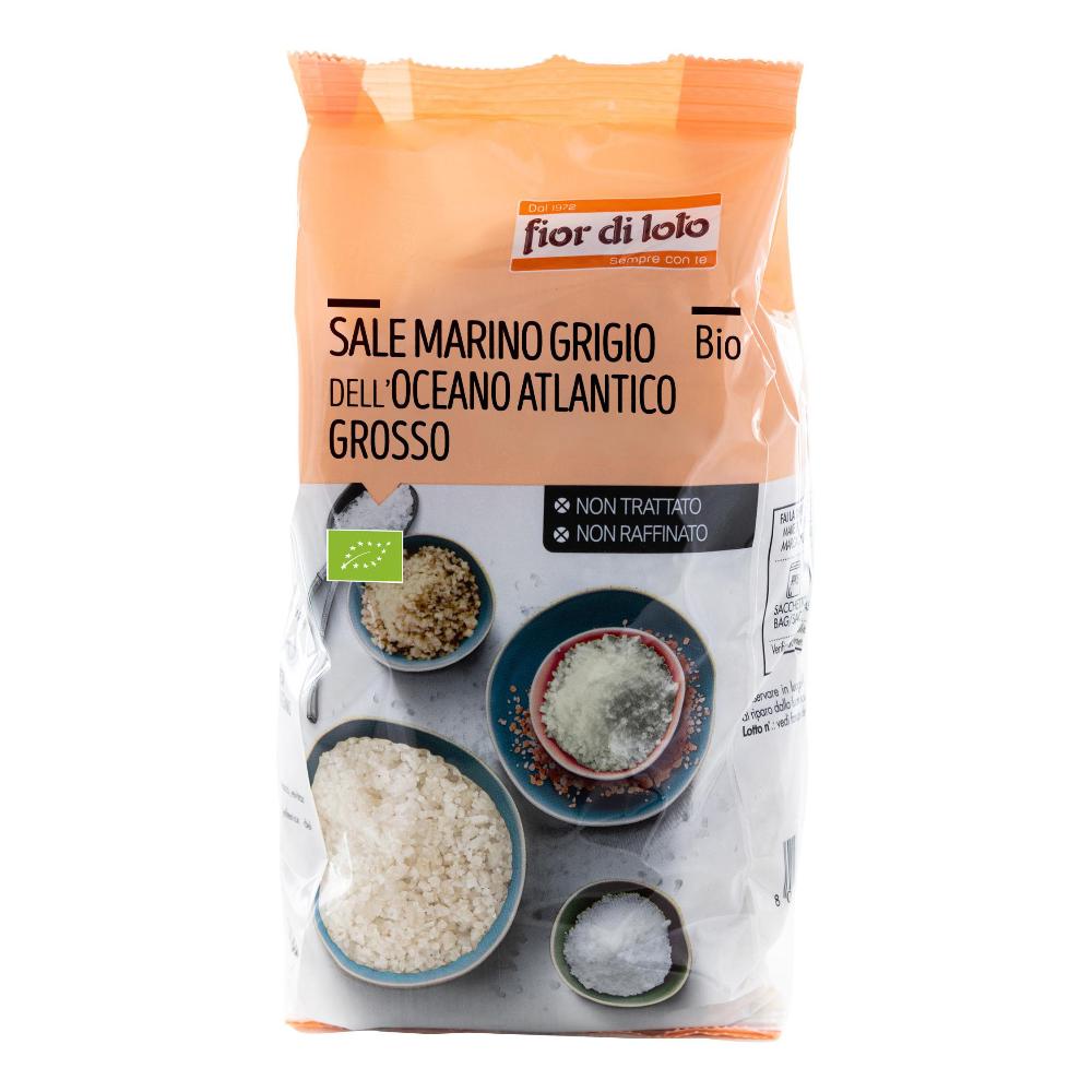 Fior di loto sale marino grigio dell oceano atlantico grosso 1 kg