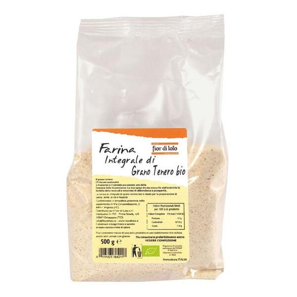 Fior di Loto Farina di Grano tenero Integrale Bio 1 Kg