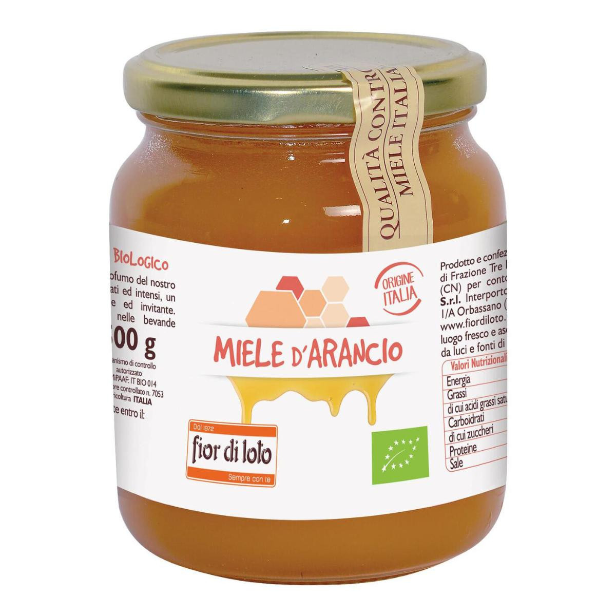 Fior di Loto Miele d'Arancio Bio 500 g