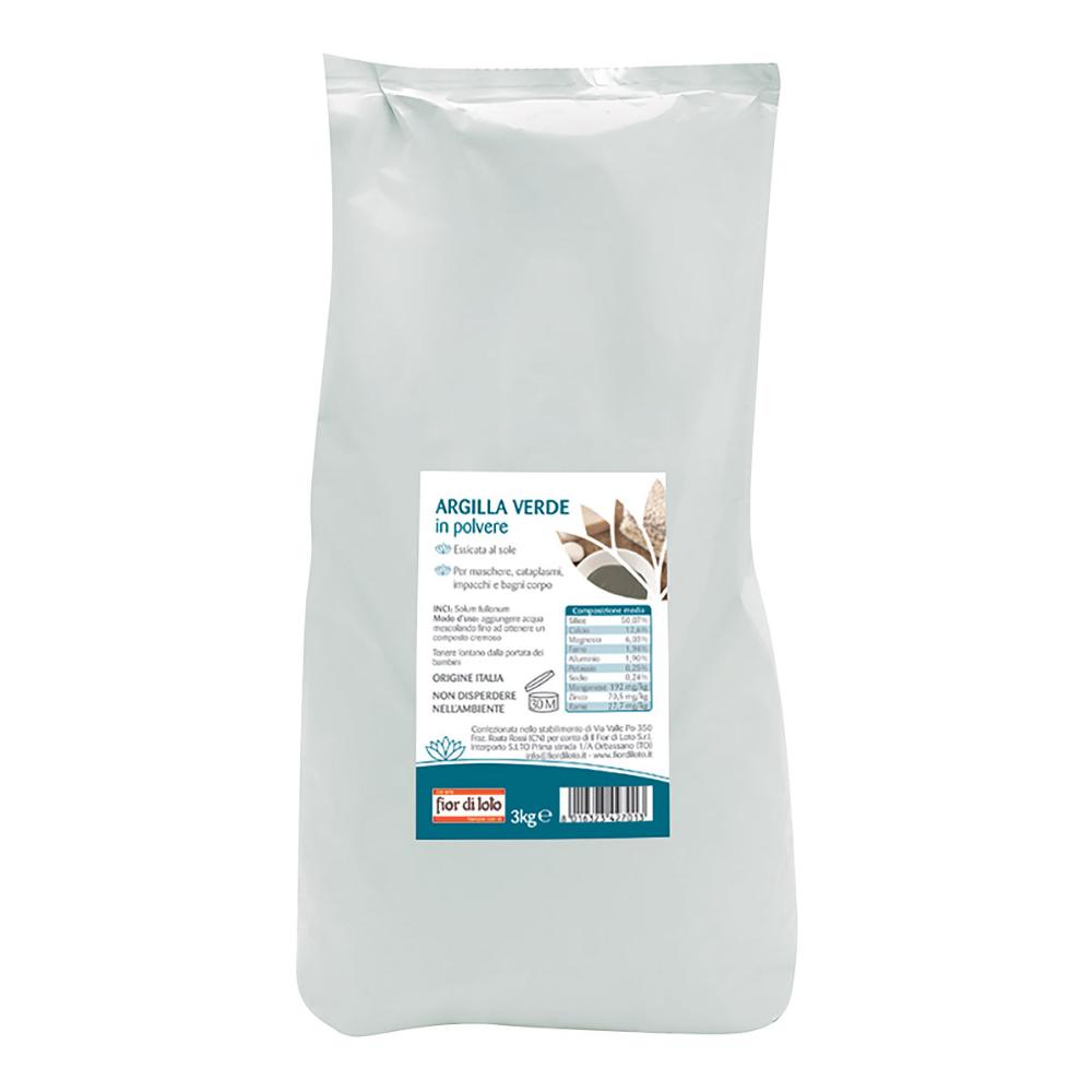 Argilla in polvere essicata al sole 3 kg