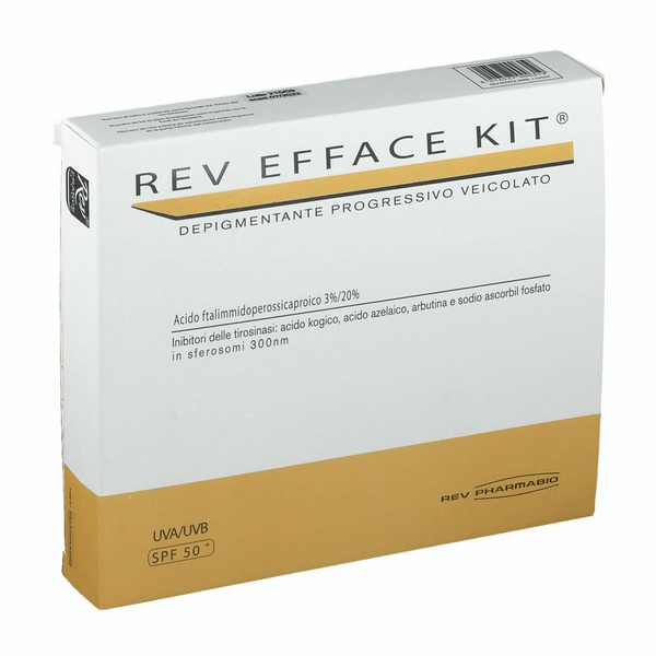 Rev Efface Kit Trattamento Depigmentante Crema Giorno 30 ml + 5 Fiale Notte