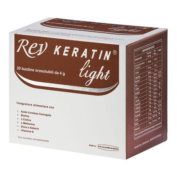 Rev Keratin Light Integratore Benessere Unghie e Capelli 30 Bustine