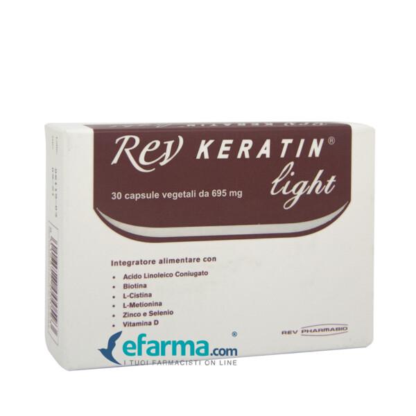 Rev Keratin Light Integratore Benessere Unghie e Capelli 30 Capsule