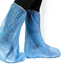 Copricalzare monouso impermeabile 38 x 47 azzurro tessuto in accoppiato polipropilene + polietilene 100 pezzi — confronto prezzi