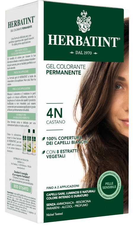 Herbatint Tintura Naturale Capelli 4N Castano 150ml