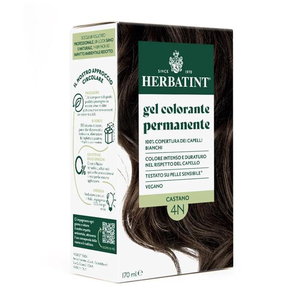 Herbatint Tintura Capelli Gel Permanente 4N Castano 170 ml
