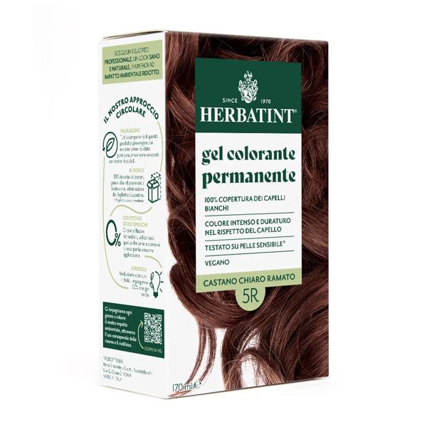 Herbatint Tintura Capelli Gel Permanente 5R Castano Chiaro Ramato 170 ml