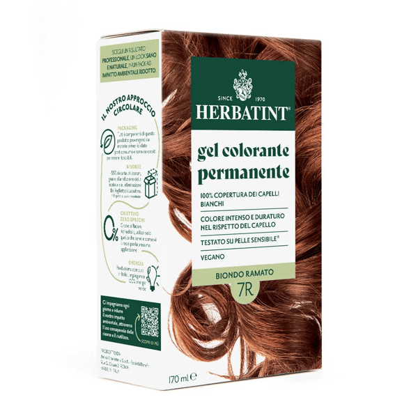 Herbatint Tintura Capelli Gel Permanente 7R Biondo Ramato 170 ml