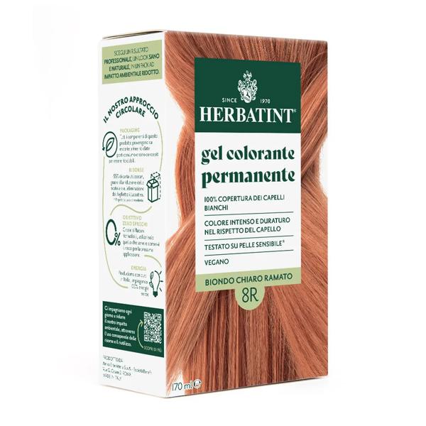 Herbatint Tintura Capelli Gel Permanente 8R Biondo Chiaro Ramato 170 ml — confronto prezzi