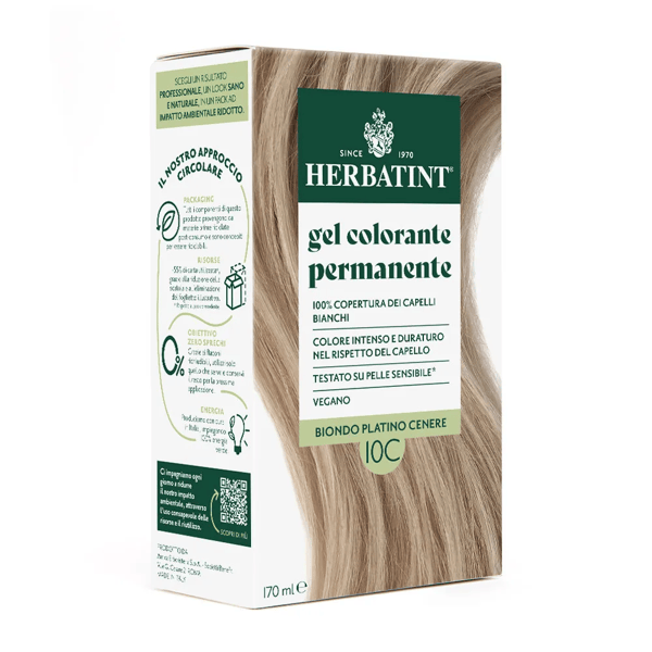 Herbatint Tintura Capelli Gel Permanente 10C Biondo Platino 170 ml — confronto prezzi