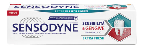 Sensodyne repair & protect extra fresh pasta dentifricia ad azione desensibilizzante
