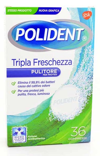 Polident Tripla Freschez 36compresse