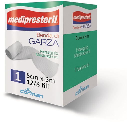 Medipresteril Benda Di Garza 10cm x 5m, 1 Pezzo
