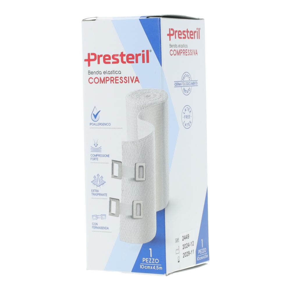 Medipresteril Benda Elastica Compressione Forte, 10 cm x 4,50m