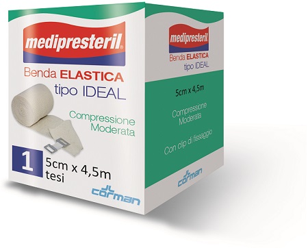 Benda elastica medipresteril ideal compressione moderata m4,5x5cm tesi — confronto prezzi
