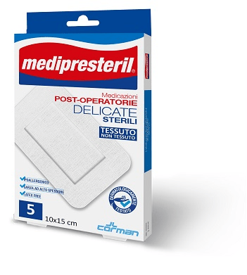 Medipresteril Post-Operatorie Medicazioni Delicate Sterili TNT 7,5x5 cm 5 Pezzi — confronto prezzi