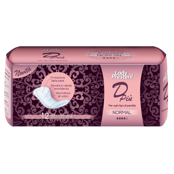 Presteril Lady Dpiù Normal Assorbenti 12 Pezzi