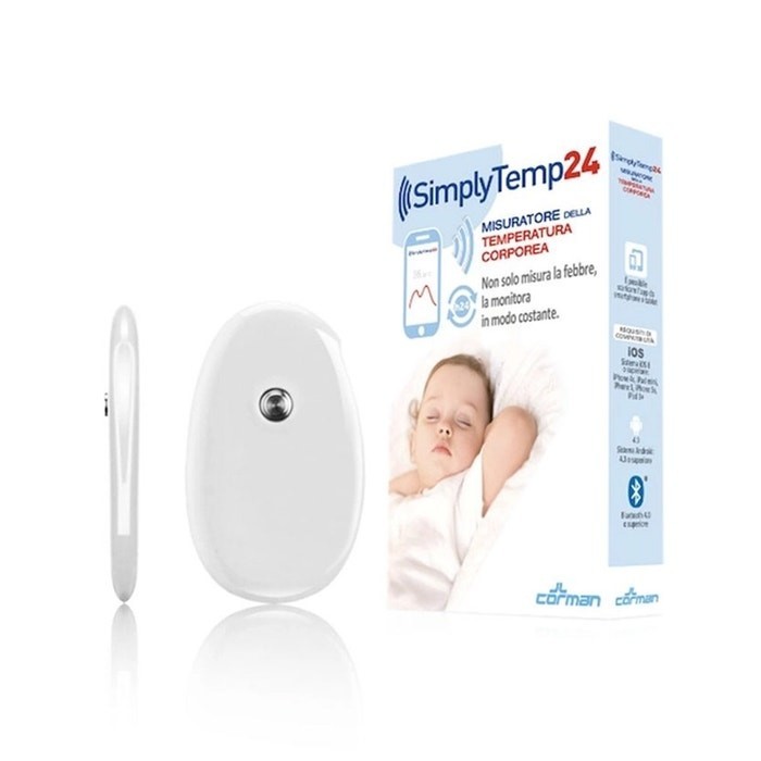 Corman Simplytemp 24 Termometro Bluetooth, 1 Pezzo